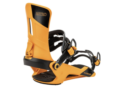 Nitro Rambler Snowboard Bindings 2025 (Orange) — Invasion